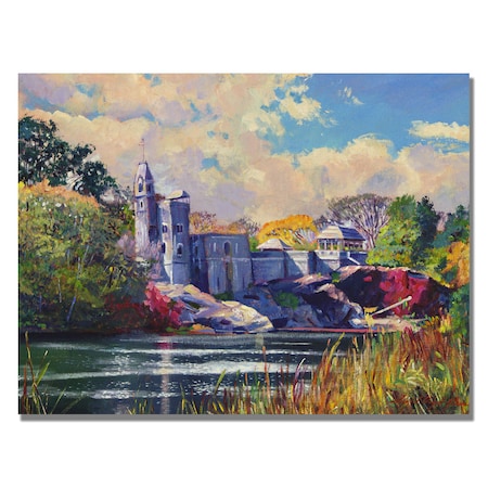 David Lloyd Glover 'Belvedere Castle Central Park'Canvas Art,18x24